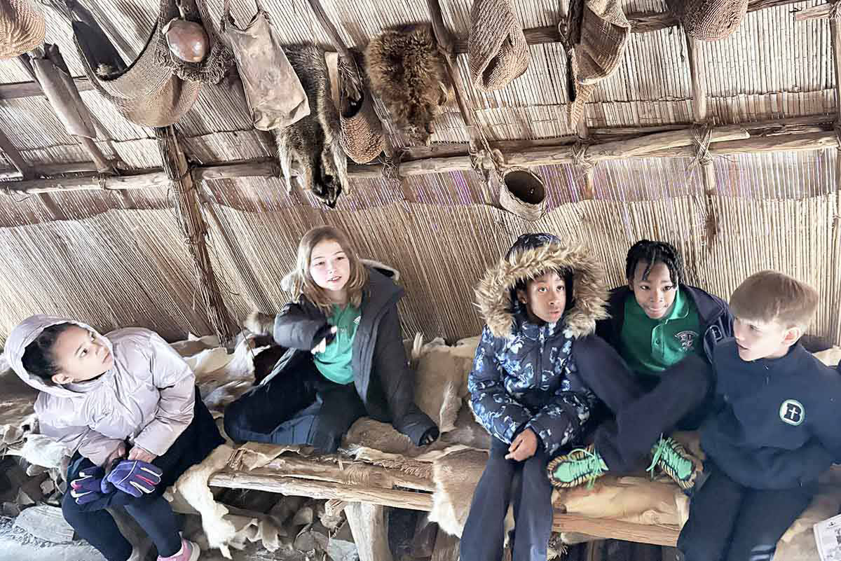Fourth graders enjoyed touring Jamestown during a school field trip.
