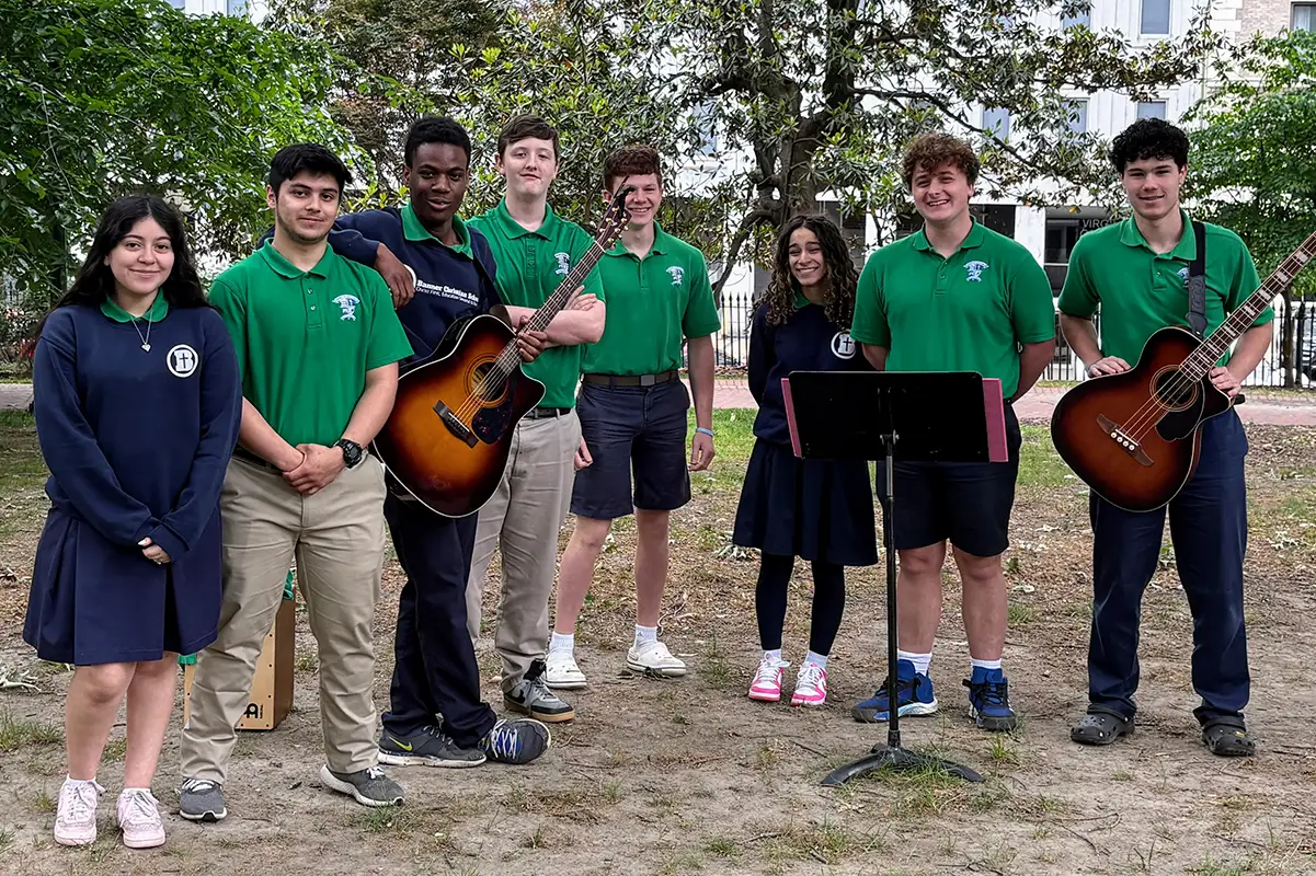 Banner's Upper School Praise Team led the national anthem as well as two worship songs at the National Day of Prayer at the State Capitol.