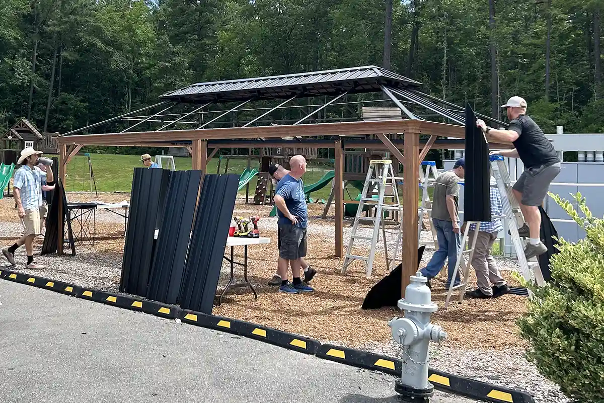 A cadre of incredibly dedicated individuals volunteered to make impressive improvements to campus
